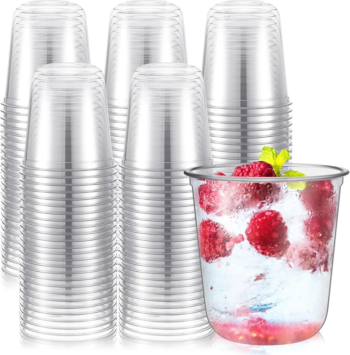 500 Pcs 12oz Disposable Plastic Wine Glasses - Clear Crystal PET Cups for Weddings, Parties, Events
500 Pcs 12oz Disposable Plastic Wine Glasses - Clear Crystal PET Cups for Weddings, Parties, Events