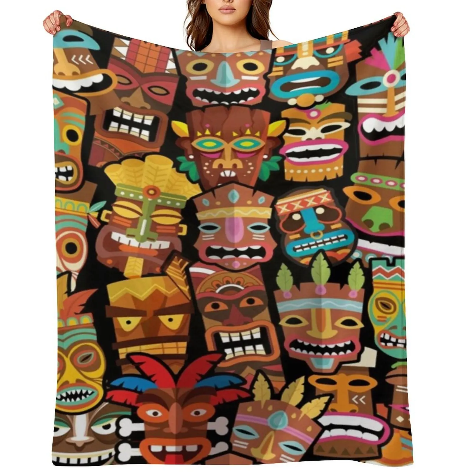 Tiki Pattern Throw Blanket heavy to sleep Giant Sofa Custom Sofa Quilt Blankets
Tiki Pattern Throw Blanket heavy to sleep Giant Sofa Custom Sofa Quilt Blankets