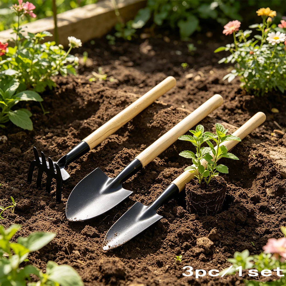 Gardening Tools Three-Piece Set Mini Garden Tools Multi-Function Shovel Harrow Shovel Household Plant Pine Soil Shovel 3PC/1Set
Gardening Tools Three-Piece Set Mini Garden Tools Multi-Function Shovel Harrow Shovel Household Plant Pine Soil Shovel 3PC/1Set