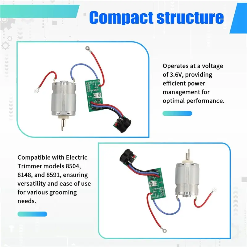 B01C-Replacement Part For WAHL Hair Clippers 7200 Rpm Electric Trimmer 8504/8148/8591 Motor Motherboard
B01C-Replacement Part For WAHL Hair Clippers 7200 Rpm Electric Trimmer 8504/8148/8591 Motor Motherboard