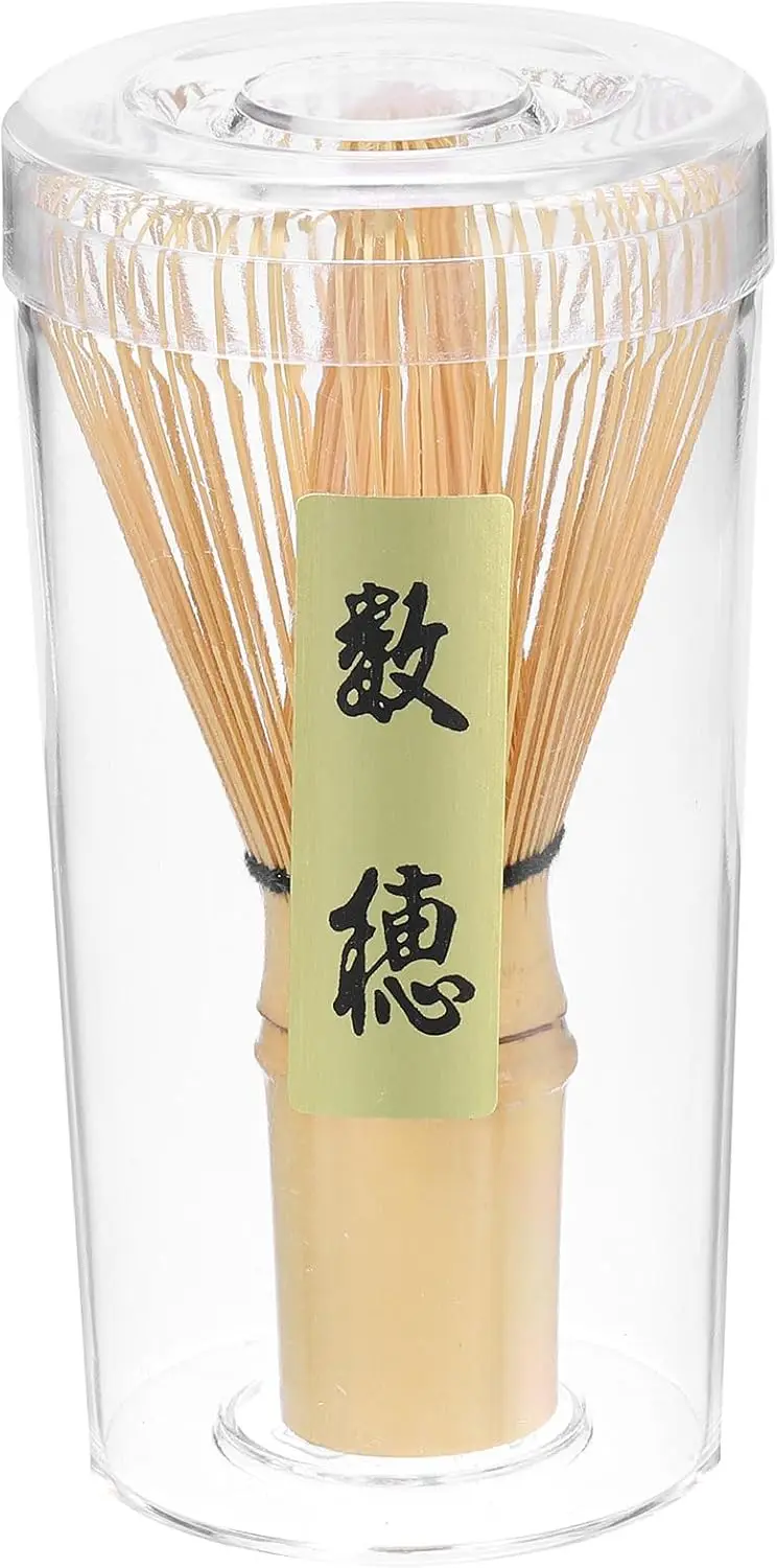 Matcha Green Tea Whisk 64 Prongs Japanese Bamboo Whisk Chasen Preparing Matcha Powder Brush Tool Tea Traditional Scoop, Yellow
Matcha Green Tea Whisk 64 Prongs Japanese Bamboo Whisk Chasen Preparing Matcha Powder Brush Tool Tea Traditional Scoop, Yellow