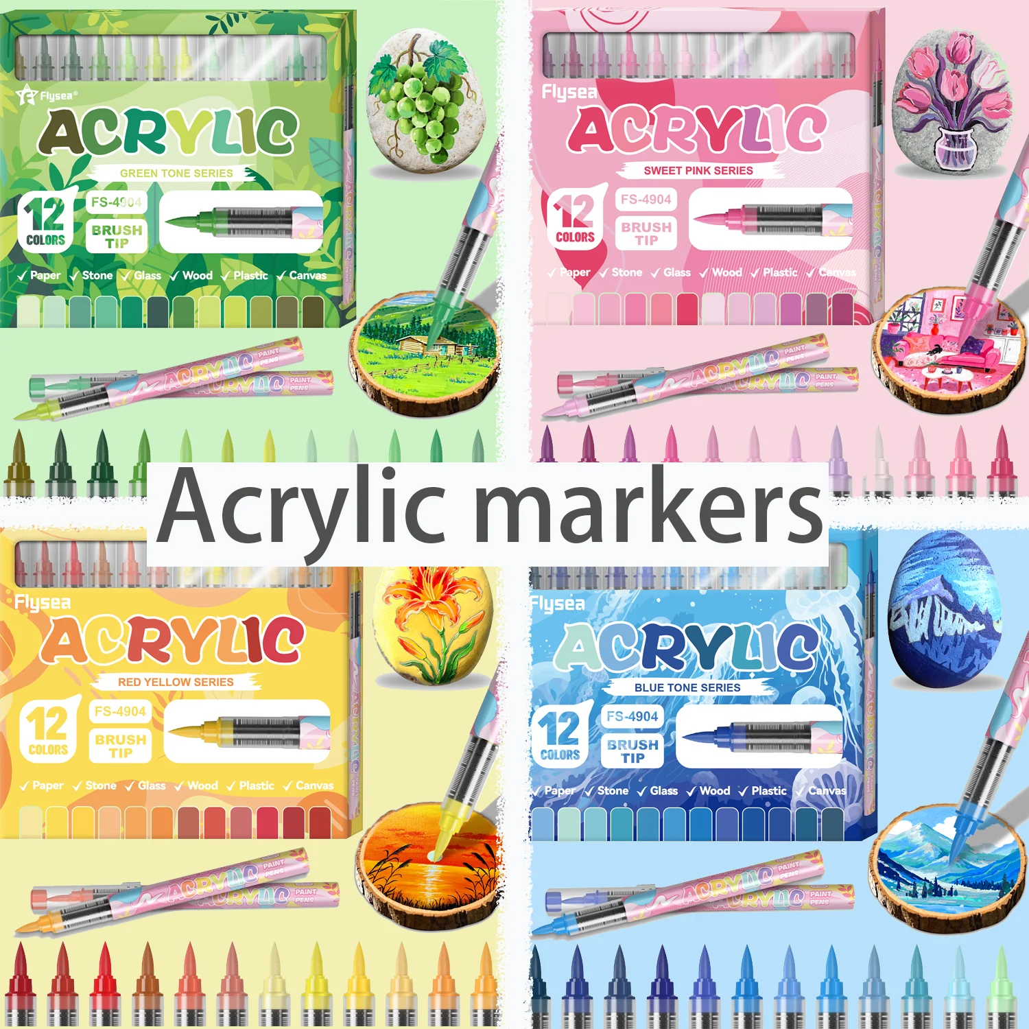 12-цветный набор маркеров для акриловых красок, тон кожи, с мягким кончиком кисти, ручка для акриловых красок на водной основе, поделки своими руками для рисования, подарок
12-цветный набор маркеров для акриловых красок, тон кожи, с мягким кончиком кисти, ручка для акриловых красок на водной основе, поделки своими руками для рисования, подарок