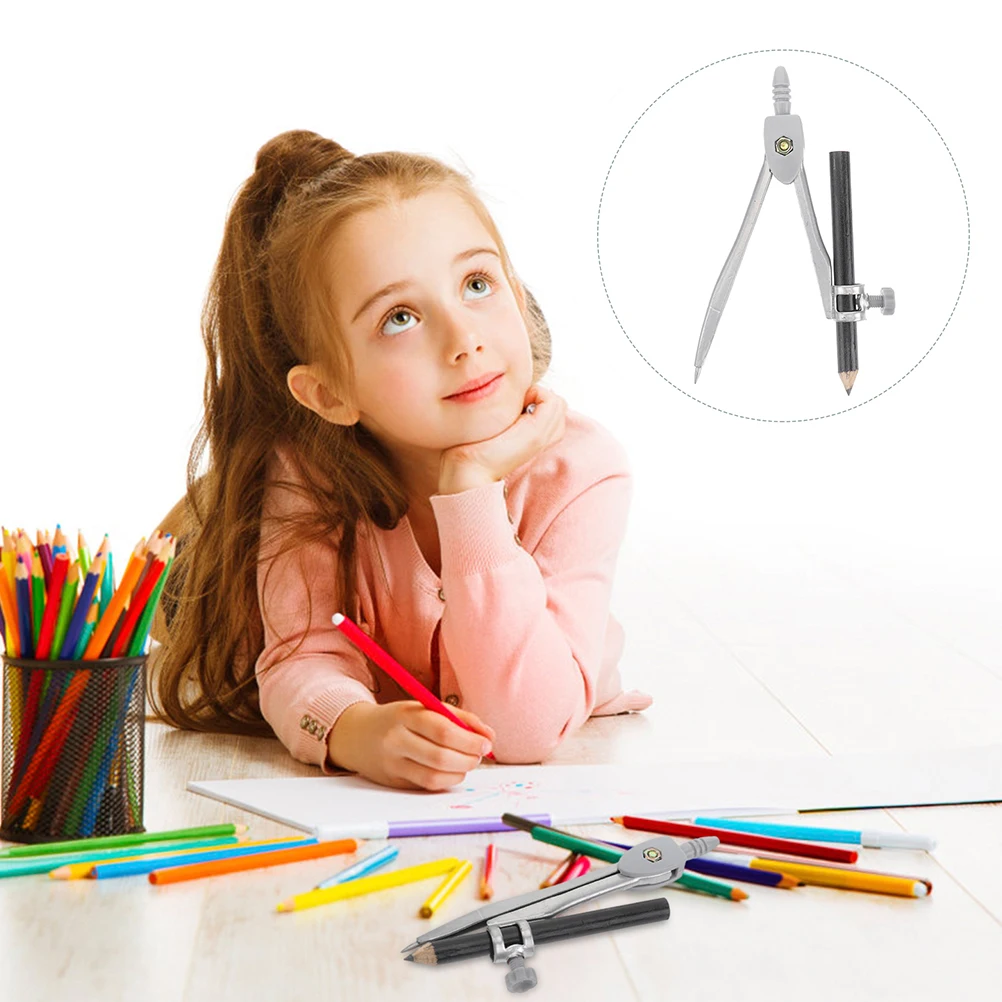 5pcs Drawing Compass Set School Woodworking Circle Tool Geometry Math Pencil Compass Portable Student Drafting Tools Artist
5pcs Drawing Compass Set School Woodworking Circle Tool Geometry Math Pencil Compass Portable Student Drafting Tools Artist