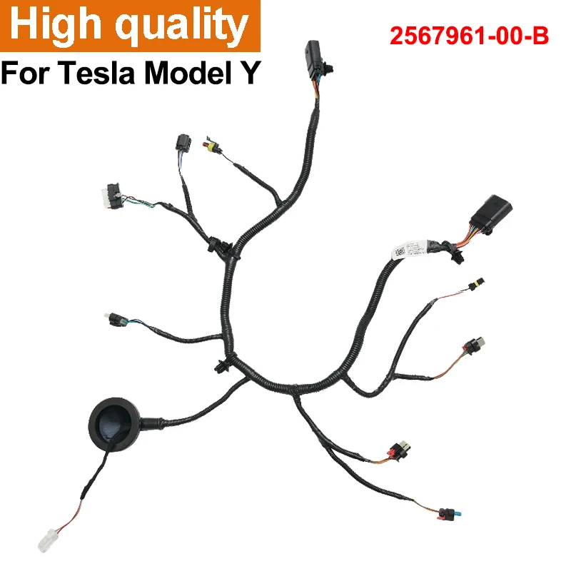 2567961-00-B For Tesla Model Y Front Gantry Wiring Harness Water Tank Frame Fog Lamp Wiring Harness ACC 256796100B
2567961-00-B For Tesla Model Y Front Gantry Wiring Harness Water Tank Frame Fog Lamp Wiring Harness ACC 256796100B