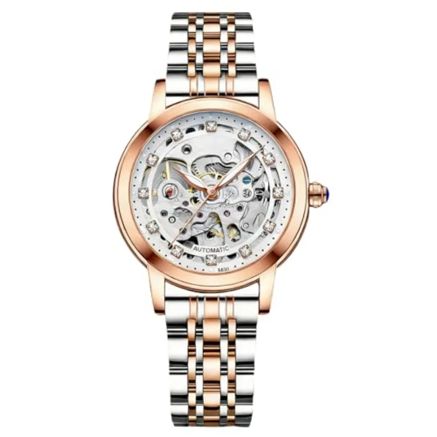 Women Watches Automatic Self-Winding Watch with Leather Strap Tourbillon Mechanical Wristwatch Fashion Luminous Watch for Ladie
Women Watches Automatic Self-Winding Watch with Leather Strap Tourbillon Mechanical Wristwatch Fashion Luminous Watch for Ladie