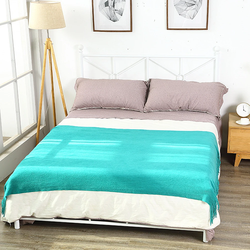 Couch Cover Blanket Nordic Bed End for Fashion Sofa Decoration Chunky Knit Green Stylish Solid Color Fringed
Couch Cover Blanket Nordic Bed End for Fashion Sofa Decoration Chunky Knit Green Stylish Solid Color Fringed