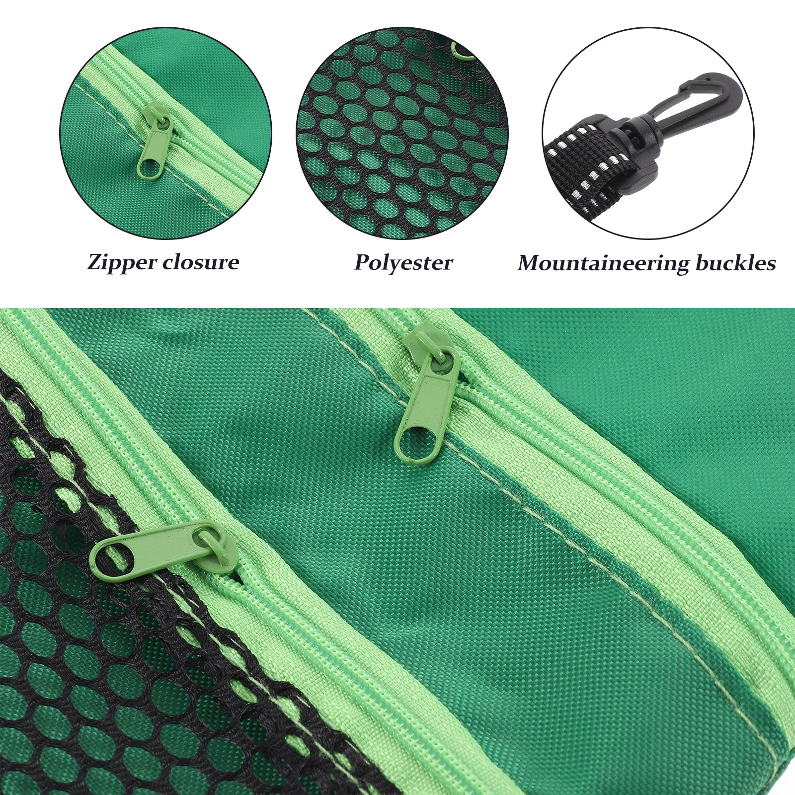 2Pcs Golf Tee Bag Ball Storage Pouch with Zipper Closure Mountaineering Buckles Durable Lightweight Accessories
2Pcs Golf Tee Bag Ball Storage Pouch with Zipper Closure Mountaineering Buckles Durable Lightweight Accessories