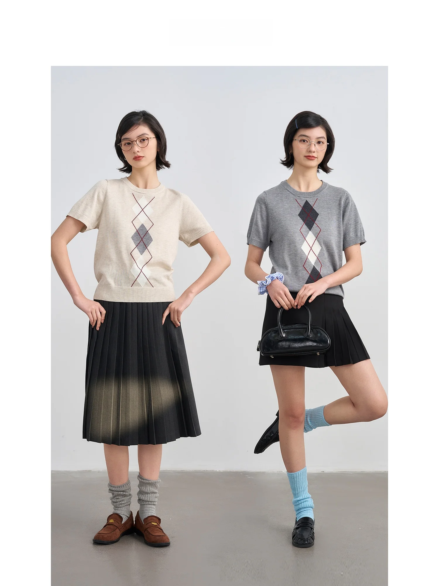 Gansen Casual round Ne ort Sve Knitted irt Slimming Versatile Simple Sle Polyester Blend Soft Comfortable Women's Top
Gansen Casual round Ne ort Sve Knitted irt Slimming Versatile Simple Sle Polyester Blend Soft Comfortable Women's Top