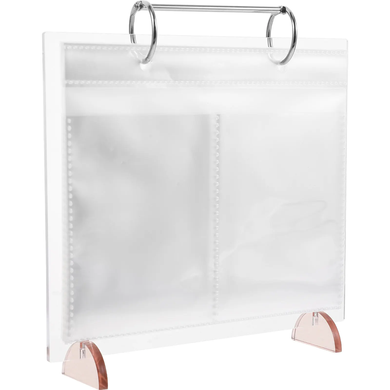 Clear Acrylic Desktop Photo Album Stand Versatile Loose-Leaf Calendar Holder Photo Frame Sign Display Stand for Home Coffee Shop
Clear Acrylic Desktop Photo Album Stand Versatile Loose-Leaf Calendar Holder Photo Frame Sign Display Stand for Home Coffee Shop