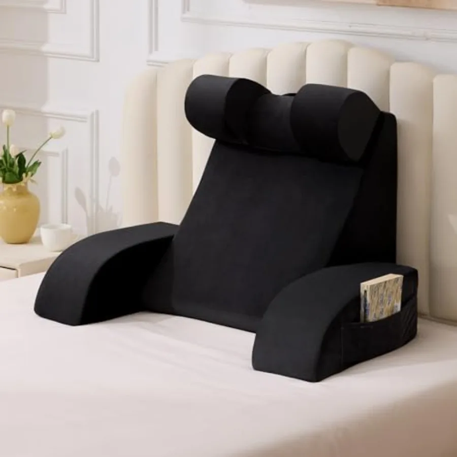 Reading Pillow for Sitting in Bed Adult Back Pillow with Arms Medium 19 Black Back Support Pillow for Gaming Lounging Watching
Reading Pillow for Sitting in Bed Adult Back Pillow with Arms Medium 19 Black Back Support Pillow for Gaming Lounging Watching