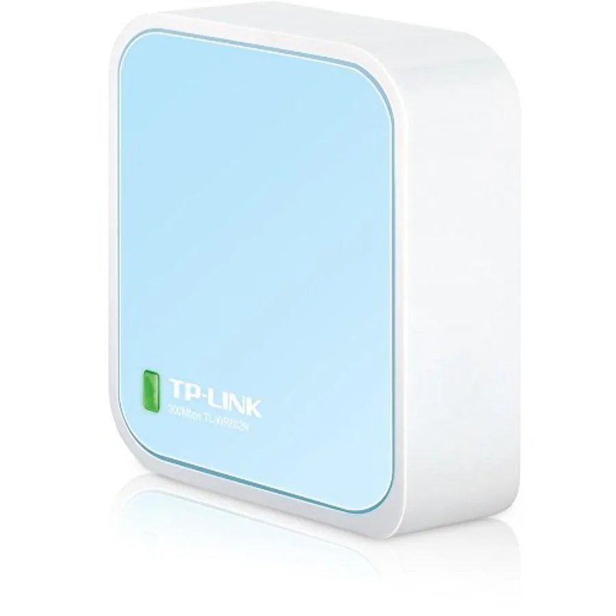 N300 Wireless Portable Nano Travel Router TL-WR802N - WiFi Bridge/Range Extender/Access Point/Client Modes, Mobile in Pocket
N300 Wireless Portable Nano Travel Router TL-WR802N - WiFi Bridge/Range Extender/Access Point/Client Modes, Mobile in Pocket