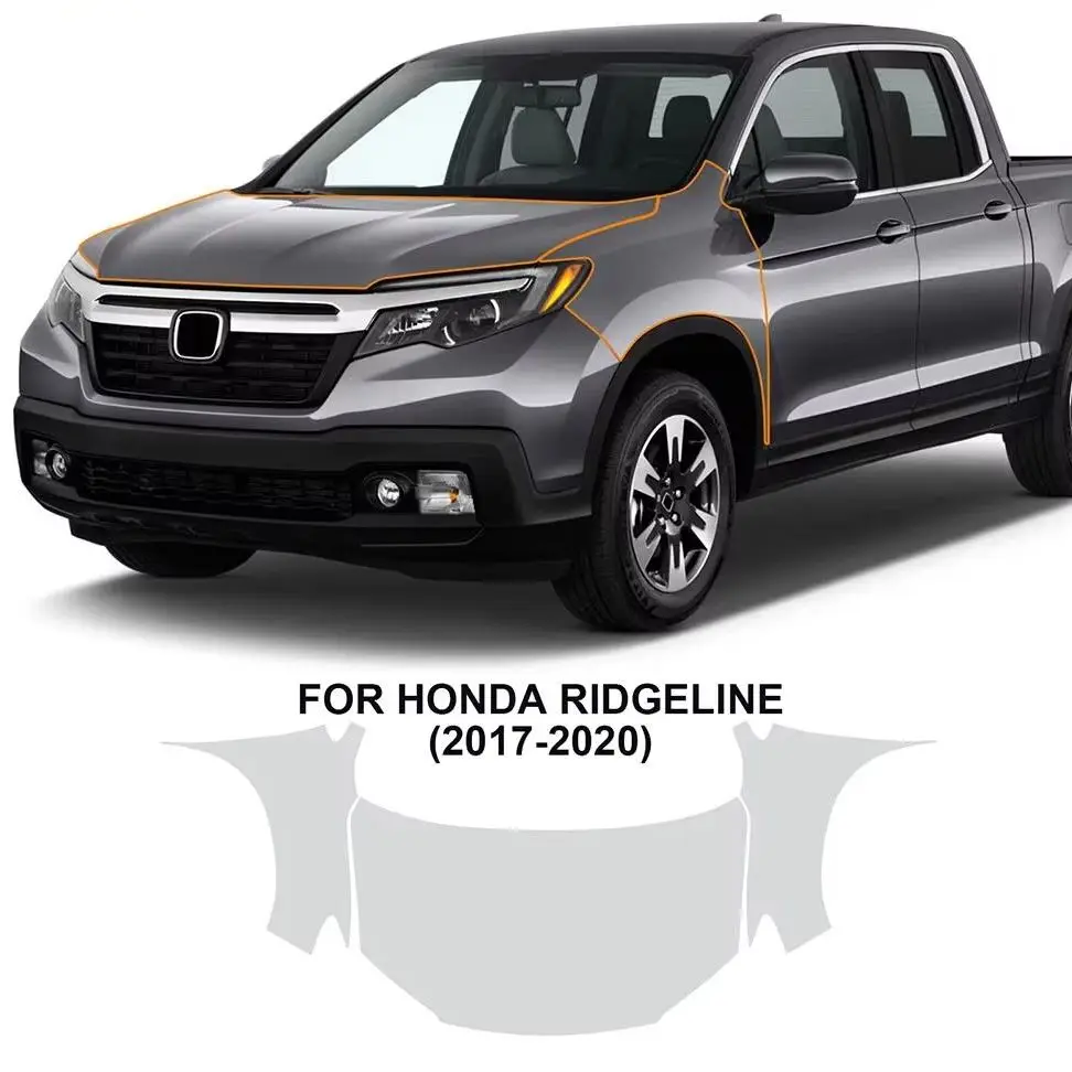 For Honda Ridgeline 2017-2020 TPU Bumper Hood Scratch-Resistant Self-Healing Paint Protection Film Invisible Pre-cut PPF Kit
For Honda Ridgeline 2017-2020 TPU Bumper Hood Scratch-Resistant Self-Healing Paint Protection Film Invisible Pre-cut PPF Kit