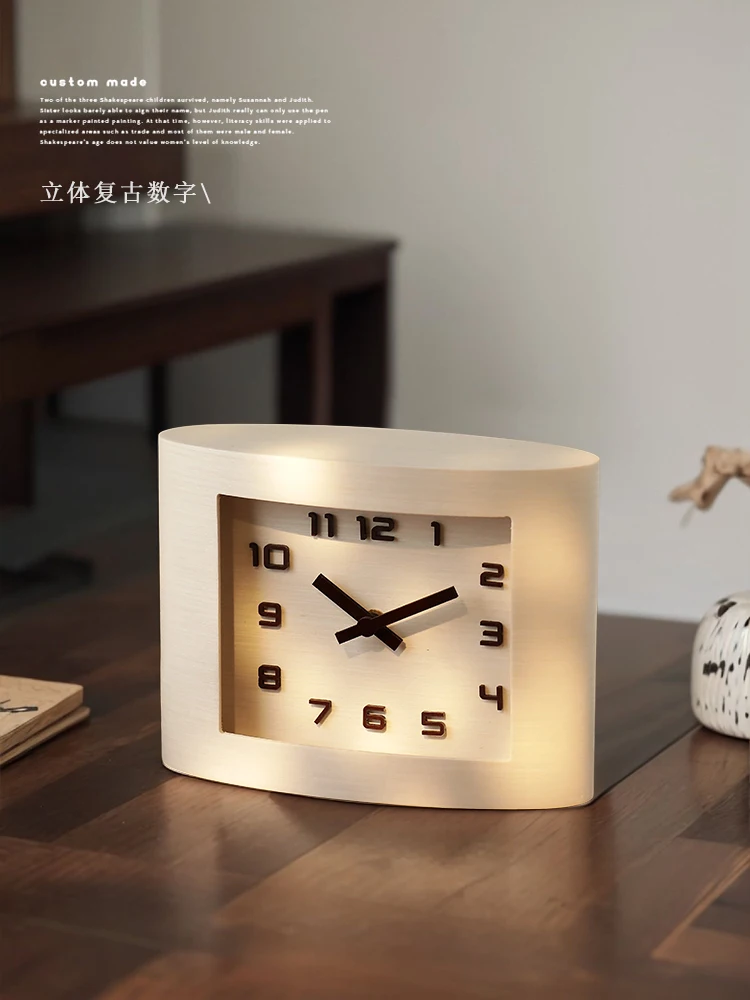 Placement pendulum desktop table clock table clock art advanced silent clock
Placement pendulum desktop table clock table clock art advanced silent clock