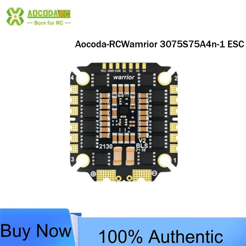 Aocoda-RC Warrior 4-IN-1 ESC 55A 75A High Performance 3055S 3075S For FPV RC Drone Parts
Aocoda-RC Warrior 4-IN-1 ESC 55A 75A High Performance 3055S 3075S For FPV RC Drone Parts