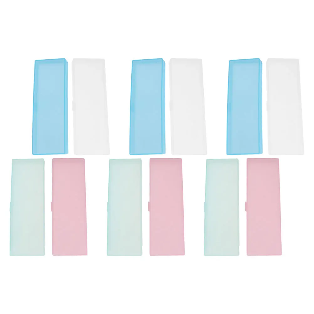 12Pcs Plastic Pencil Box Large Capacity Stationery Holder Reusable Sketch Pencil Organizer Compact Design for Backpack Desk
12Pcs Plastic Pencil Box Large Capacity Stationery Holder Reusable Sketch Pencil Organizer Compact Design for Backpack Desk