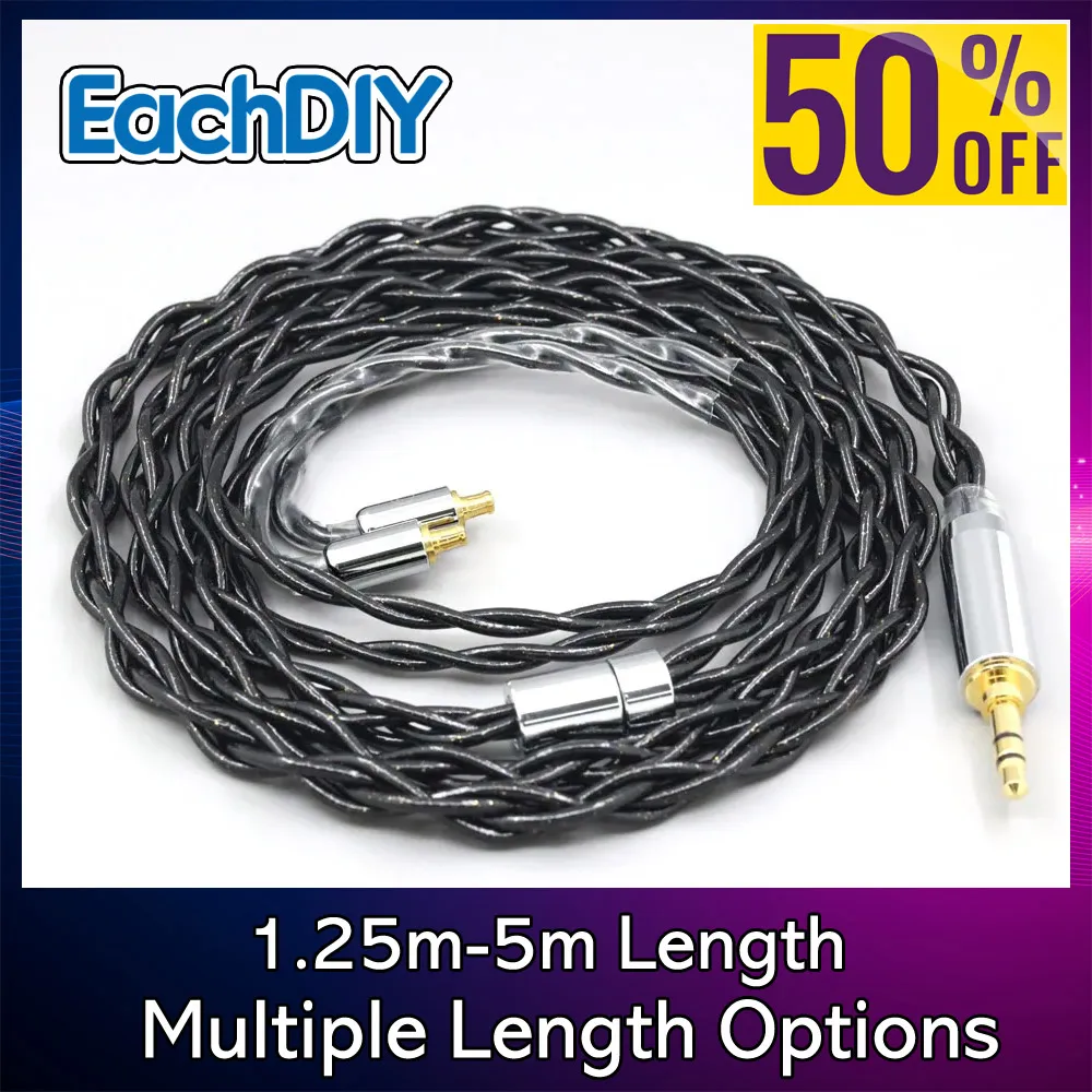 Нейлоновый кабель для наушников Pure 99% Silver Shield Palladium Graphene Gold для Audio Technica ATH-CKR100 CKR90 CKS1100 CKR100IS 8359
Нейлоновый кабель для наушников Pure 99% Silver Shield Palladium Graphene Gold для Audio Technica ATH-CKR100 CKR90 CKS1100 CKR100IS 8359