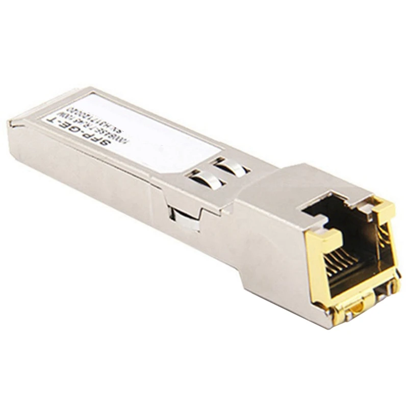 Модуль SFP RJ45, коммутатор Gbic 10/100/1000, коннектор SFP, медный модуль RJ45 SFP, гигабитный порт Ethernet, 5 шт.
Модуль SFP RJ45, коммутатор Gbic 10/100/1000, коннектор SFP, медный модуль RJ45 SFP, гигабитный порт Ethernet, 5 шт.
