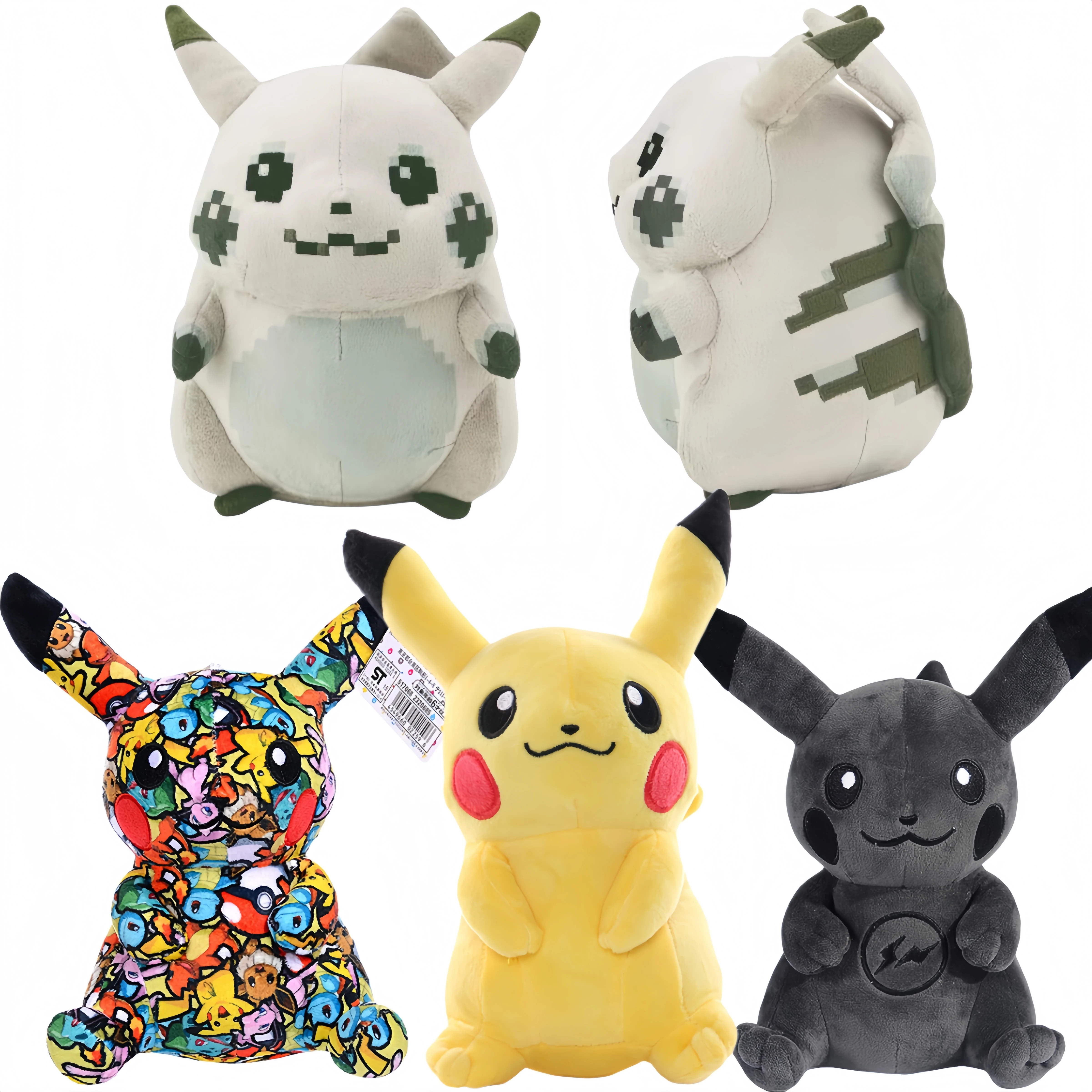 PokéMon 30th Anniversary Limited Edition Flash Pikachu Pixel Pikachu Dark Lightning Pikachu Doll Peluche Special Collection Gift
PokéMon 30th Anniversary Limited Edition Flash Pikachu Pixel Pikachu Dark Lightning Pikachu Doll Peluche Special Collection Gift