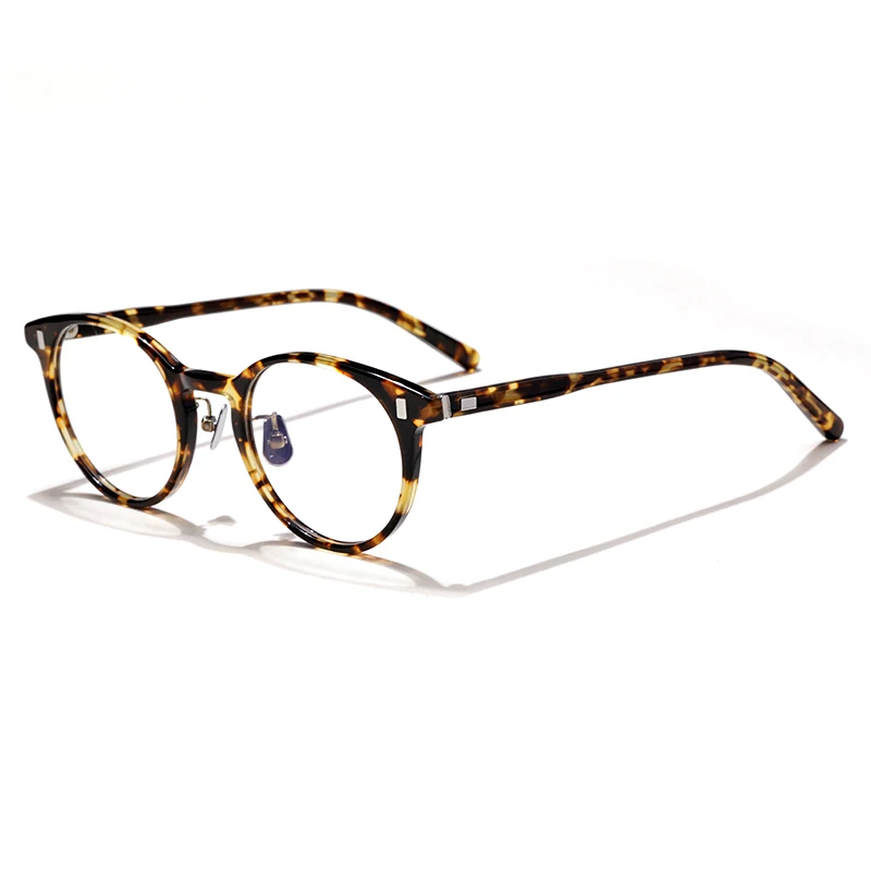 Handmade Top Quality Exquisite Round Acetate frame Men Women Classic optical prescription Glasses Personality Customization
Handmade Top Quality Exquisite Round Acetate frame Men Women Classic optical prescription Glasses Personality Customization