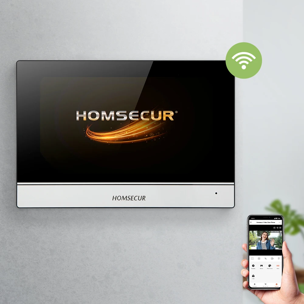 Приложение HOMSECUR Tuya HD XM713H, внутренний монитор, интерфейс UI, запись для WIFI, видеодомофон, домофон, дверной звонок
Приложение HOMSECUR Tuya HD XM713H, внутренний монитор, интерфейс UI, запись для WIFI, видеодомофон, домофон, дверной звонок