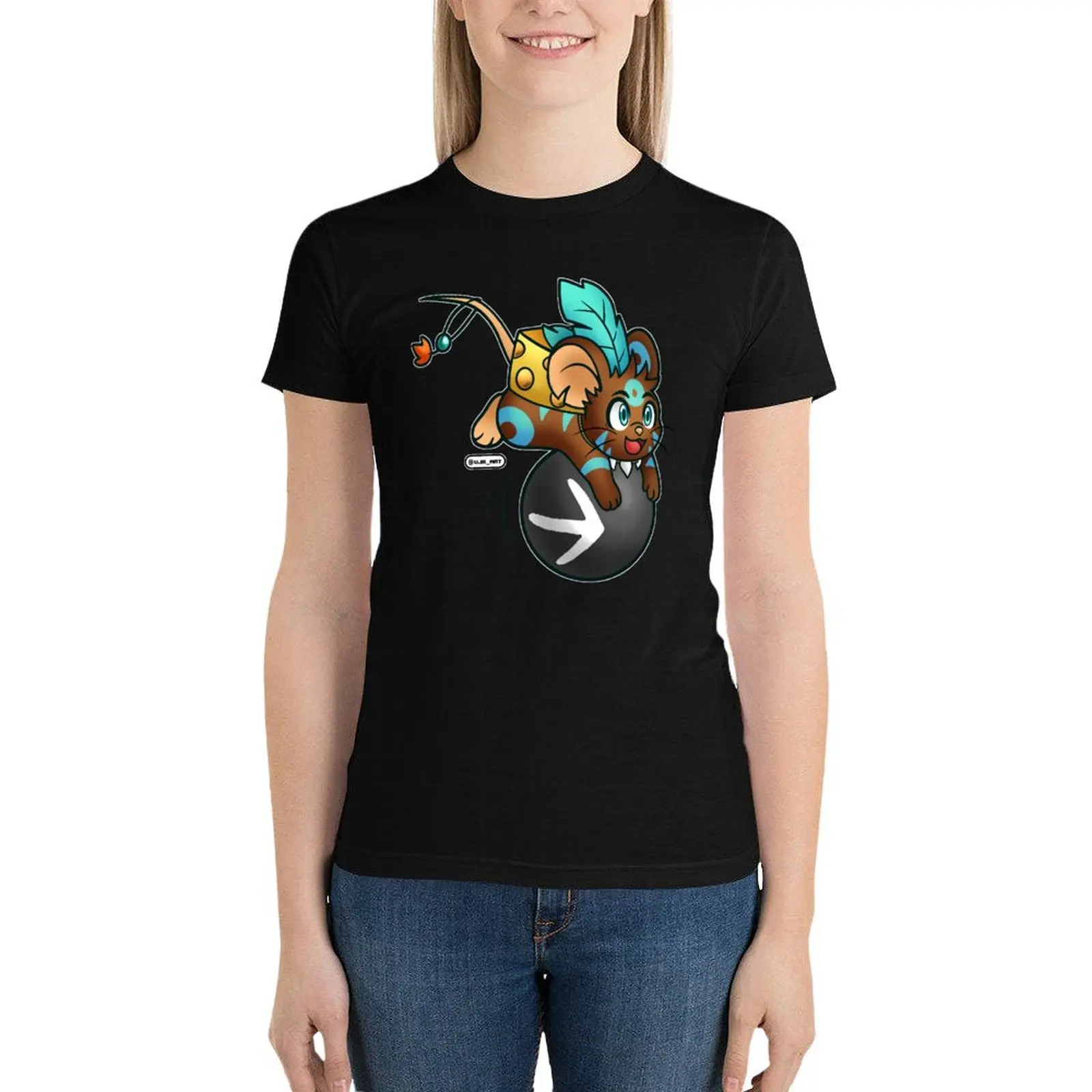 Shaman Mouse T-Shirt oversized funny anime clothes shirts graphic tees t shirt Women
Shaman Mouse T-Shirt oversized funny anime clothes shirts graphic tees t shirt Women