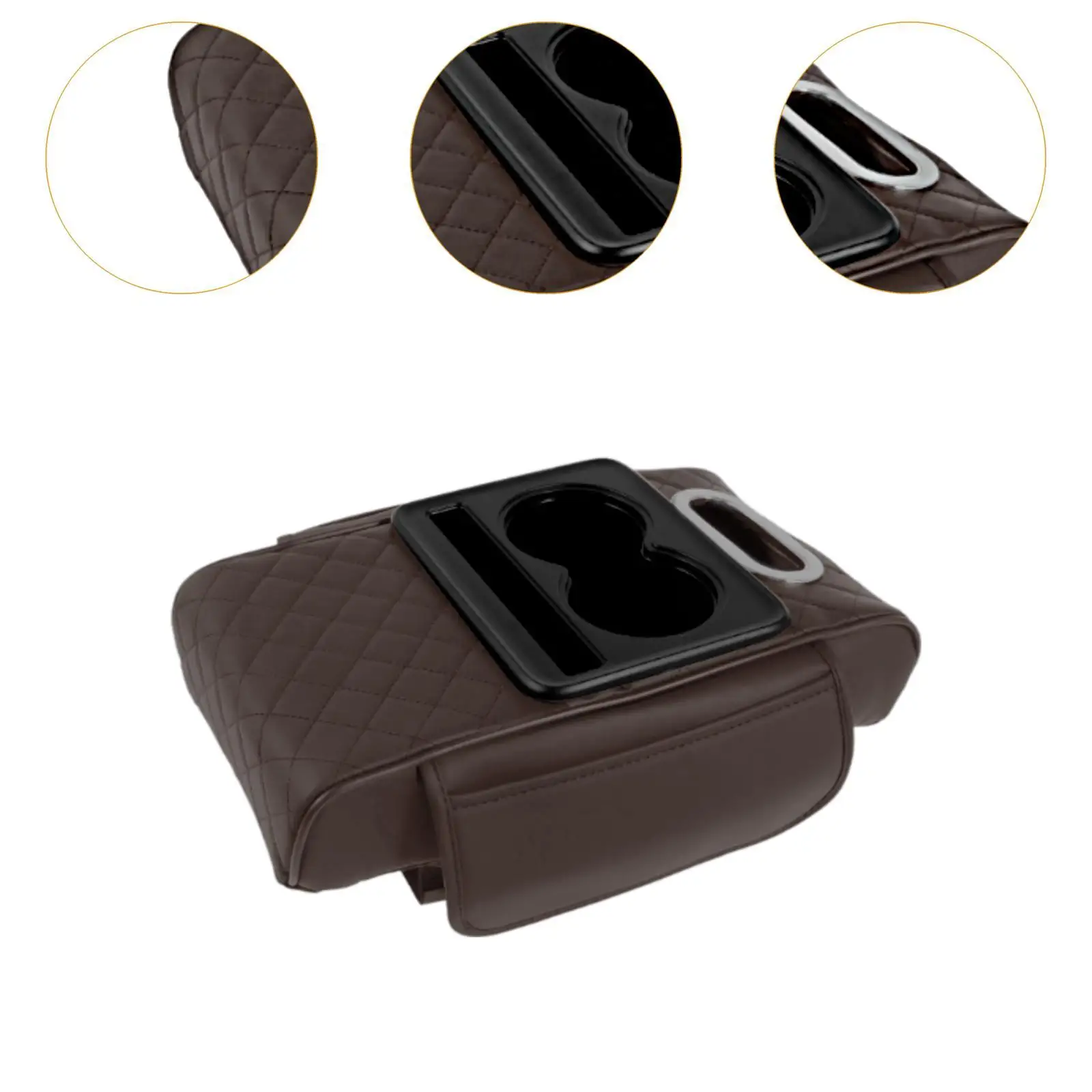 PU Leather Car Armrest Pad Center Console Organizer with Cup Holder Phone Slot Comfortable Support for Car Seat Covers
PU Leather Car Armrest Pad Center Console Organizer with Cup Holder Phone Slot Comfortable Support for Car Seat Covers