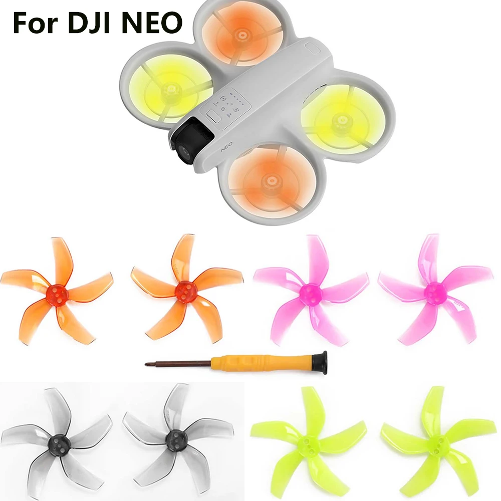 Drone Five Leaves for DJI Neo Propellers Colored Props Quick Release Props Paddle Blade Low-Noise Propellers for DJI Neo Parts
Drone Five Leaves for DJI Neo Propellers Colored Props Quick Release Props Paddle Blade Low-Noise Propellers for DJI Neo Parts
