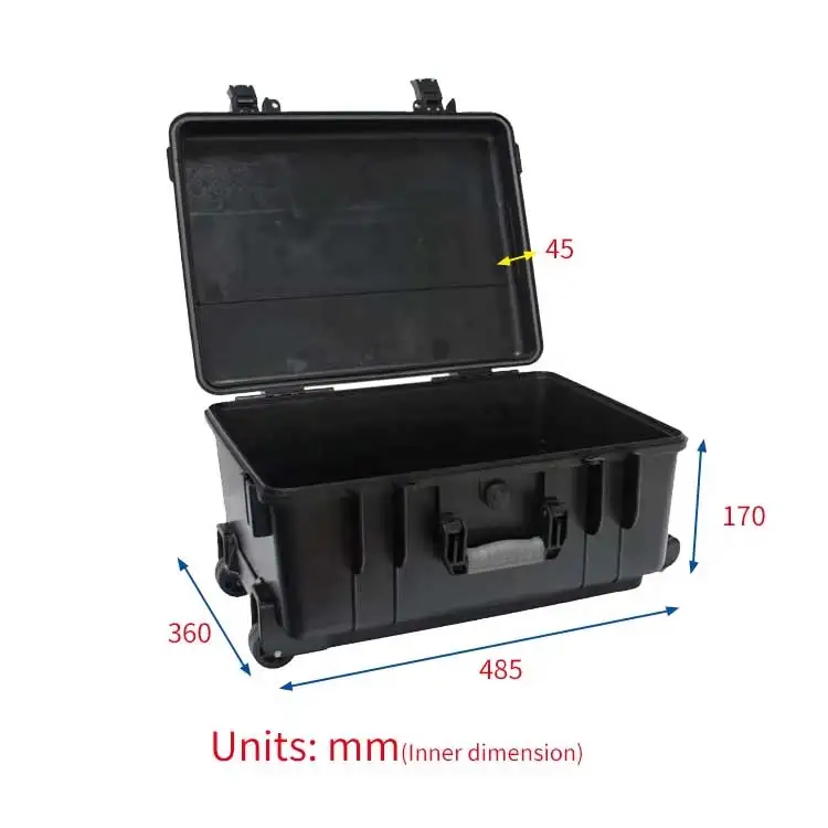 Trolley Waterproof Manufacturer Plastic Tool Box Cases Hard Equipment Trolley Hard Case Toolbox Luggage
Trolley Waterproof Manufacturer Plastic Tool Box Cases Hard Equipment Trolley Hard Case Toolbox Luggage
