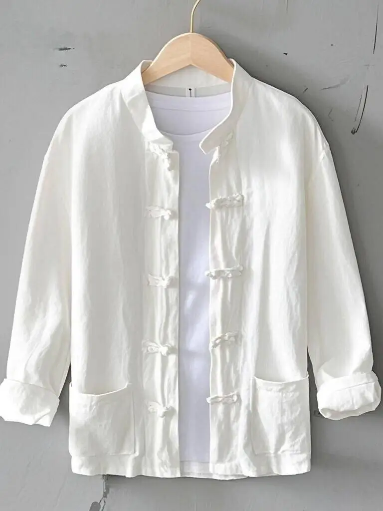 Loose Fit Cotton Linen Men's Shirt Traditional Chinese Style Button up Casual Citywalk Long Sleeve Breathable Comfortable
Loose Fit Cotton Linen Men's Shirt Traditional Chinese Style Button up Casual Citywalk Long Sleeve Breathable Comfortable