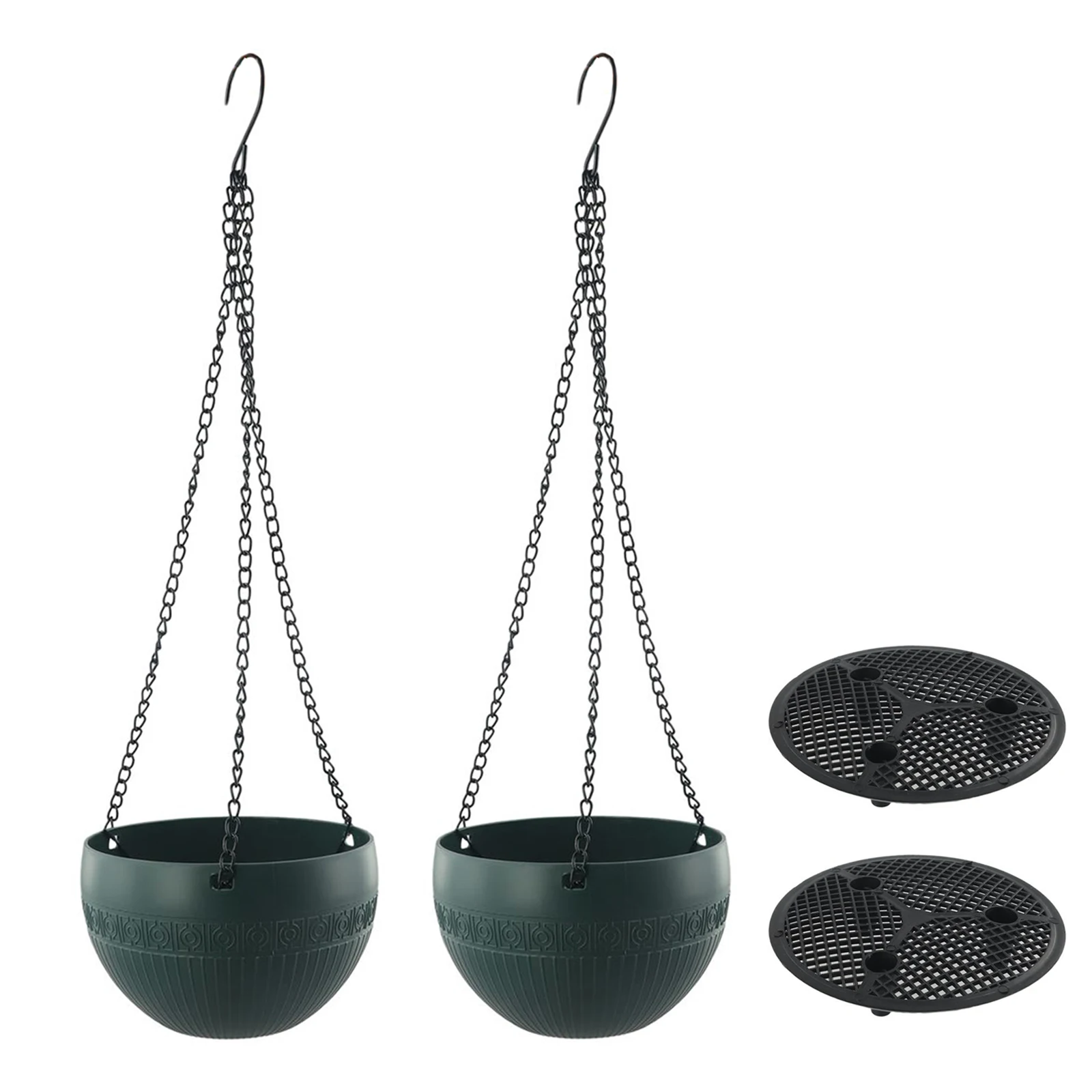 2PCS Hanging Plant Hanger Flower Pot Plant Hanger Wall Decor Courtyard Garden Hanging Plant Hanging Basket With Drainage
2PCS Hanging Plant Hanger Flower Pot Plant Hanger Wall Decor Courtyard Garden Hanging Plant Hanging Basket With Drainage