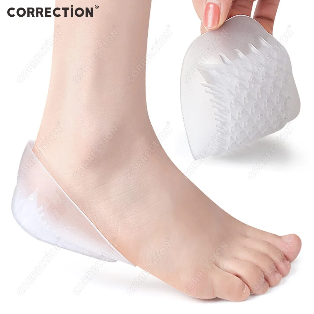 Heel Spurs Pain Relief Inserts Silicone Gel Heel Cushion Bone Spurs Plantar Fasciitis Shock Absorption Height Increase Pads
Heel Spurs Pain Relief Inserts Silicone Gel Heel Cushion Bone Spurs Plantar Fasciitis Shock Absorption Height Increase Pads