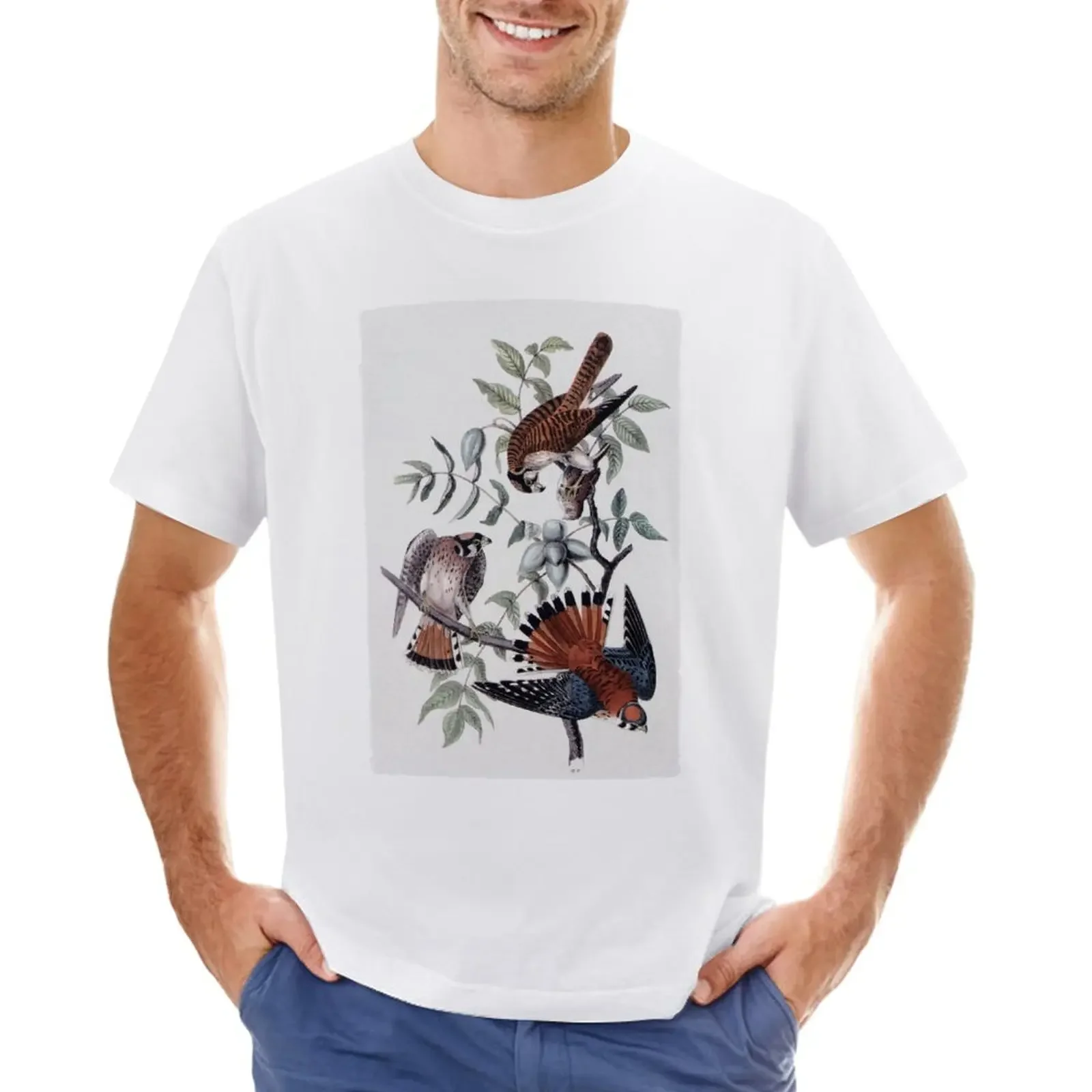 American Kestrel (Sparrow Hawk) by John James Audubon T-Shirt graphics quick-drying plain big and tall t shirts for men
American Kestrel (Sparrow Hawk) by John James Audubon T-Shirt graphics quick-drying plain big and tall t shirts for men