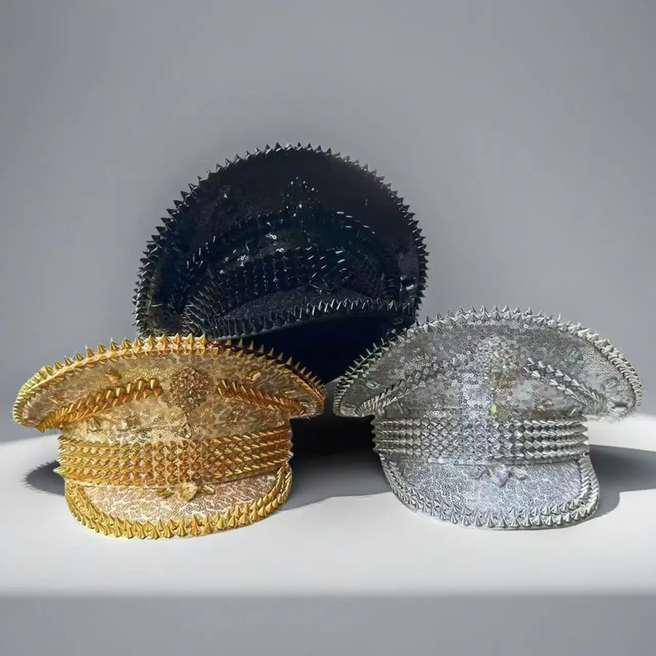 Шляпа капитана в стиле стимпанк со стразами для карнавала, Марди Гра, винтажные военные аксессуары и головной убор для мужчин и женщин
Шляпа капитана в стиле стимпанк со стразами для карнавала, Марди Гра, винтажные военные аксессуары и головной убор для мужчин и женщин