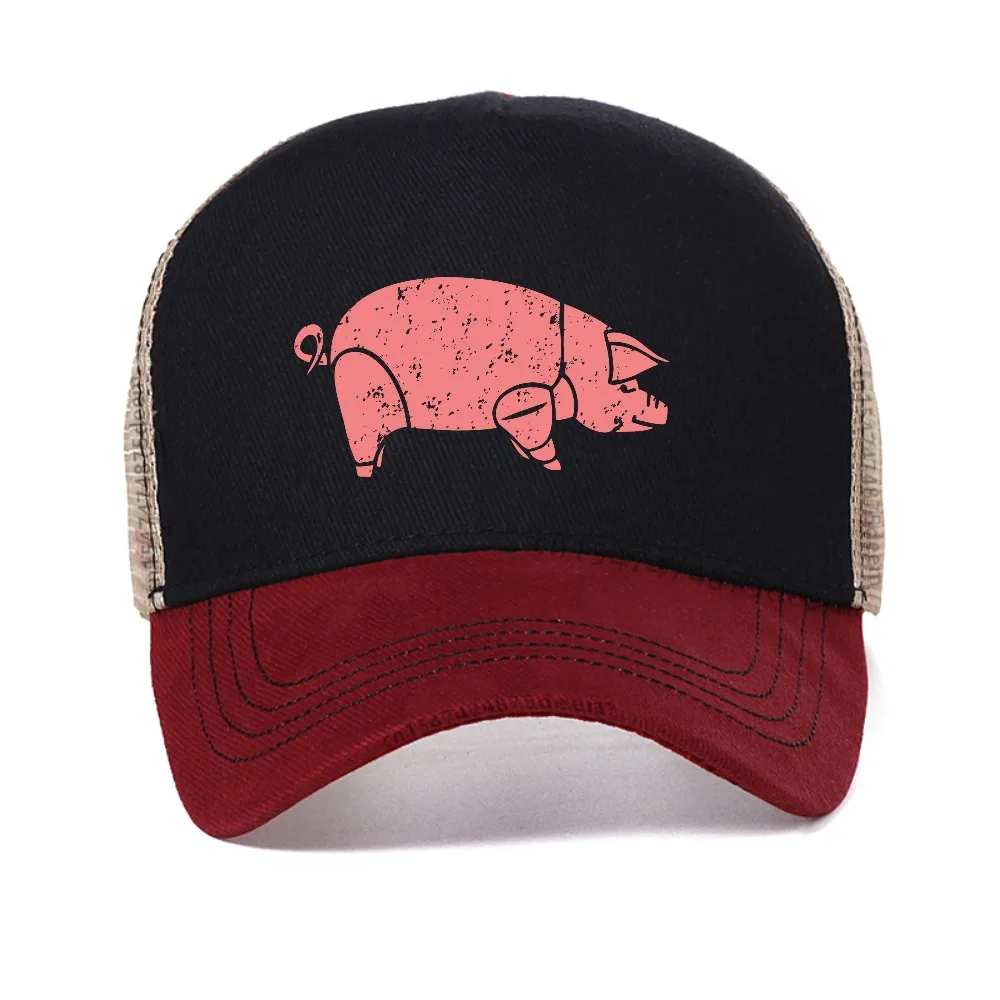 Pig Pink Floyd Animals retro mesh baseball cap fashion men women casual sun hat summer Breathable adjustable Snapback hats
Pig Pink Floyd Animals retro mesh baseball cap fashion men women casual sun hat summer Breathable adjustable Snapback hats