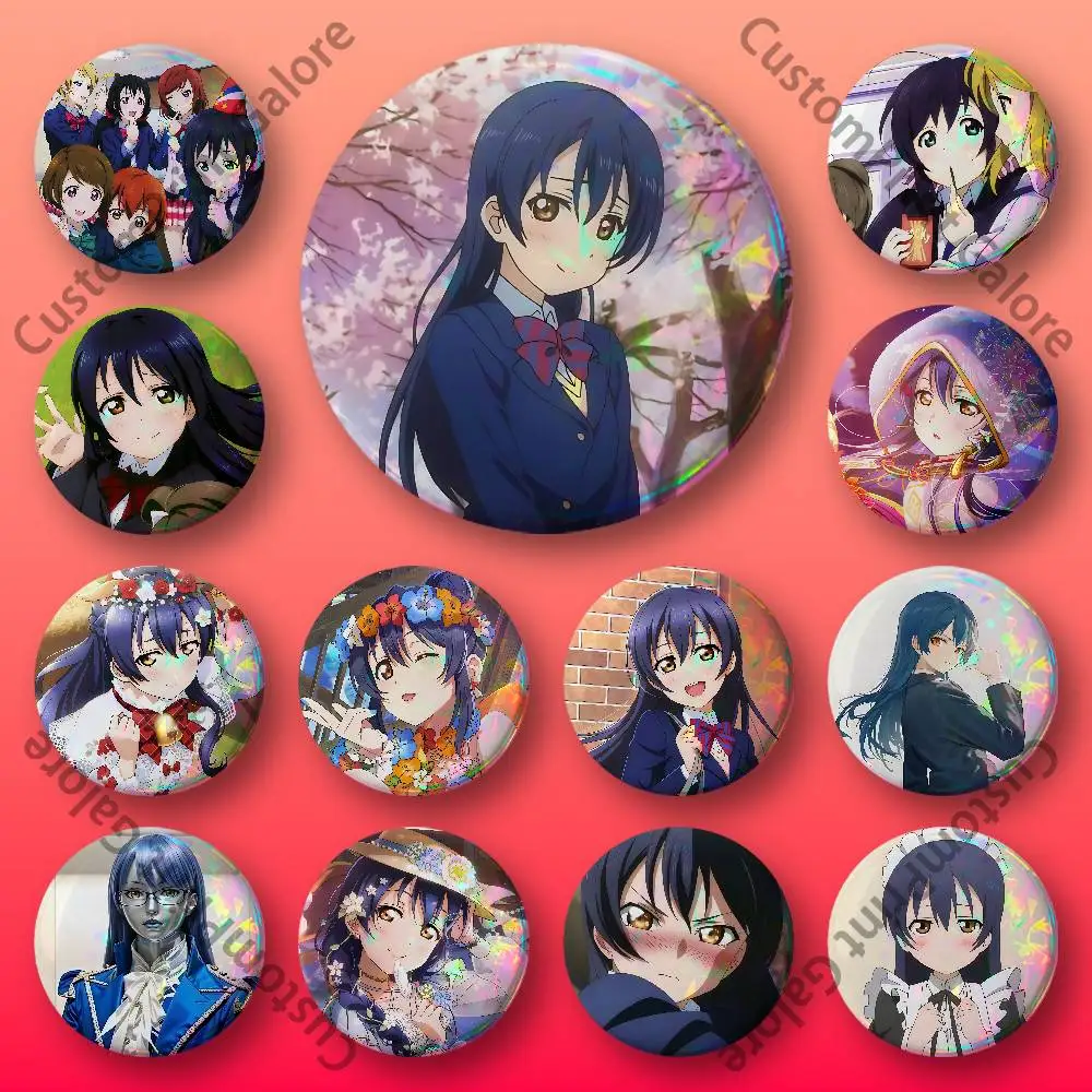 U-Umi S-Sonoda Customizable Badge Tinplate Brooch Laser Film Lapel Pin for Decoration Party Small Gifts
U-Umi S-Sonoda Customizable Badge Tinplate Brooch Laser Film Lapel Pin for Decoration Party Small Gifts