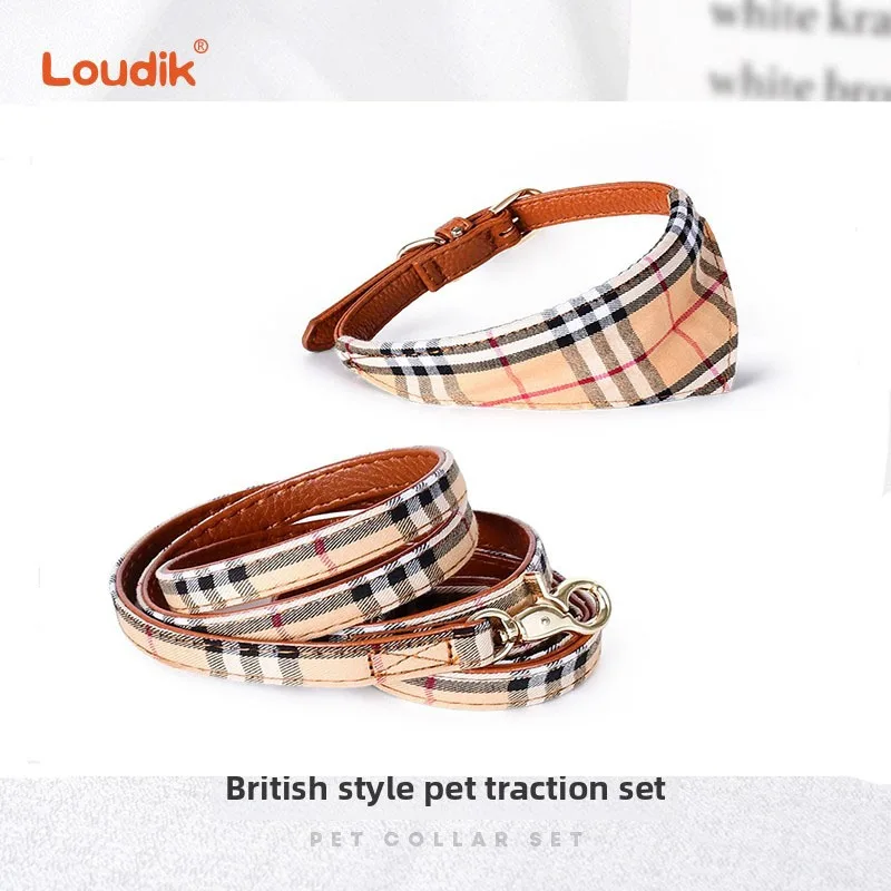 Loudik's New Plaid Pet Triangle Scarf Dog Scarf Collar Leash Set Medium and Small Dog Pet Supplies Accessories
Loudik's New Plaid Pet Triangle Scarf Dog Scarf Collar Leash Set Medium and Small Dog Pet Supplies Accessories