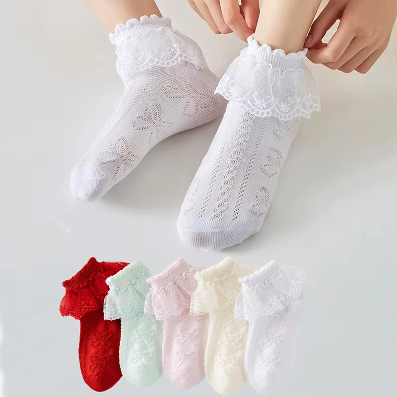 Summer Children's Socks For Girls Mesh Thin Ruffle Lace Princess Kids Elegant Socks Fashion Toddler Baby Dance Sock 1-12Years
Summer Children's Socks For Girls Mesh Thin Ruffle Lace Princess Kids Elegant Socks Fashion Toddler Baby Dance Sock 1-12Years