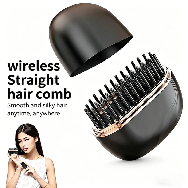 Electric Heating Hair Straightener Brush Portable Mini Hair Straightener 3 Temperature Hot Hair Comb Anti-Scald For Men & Women
Electric Heating Hair Straightener Brush Portable Mini Hair Straightener 3 Temperature Hot Hair Comb Anti-Scald For Men & Women