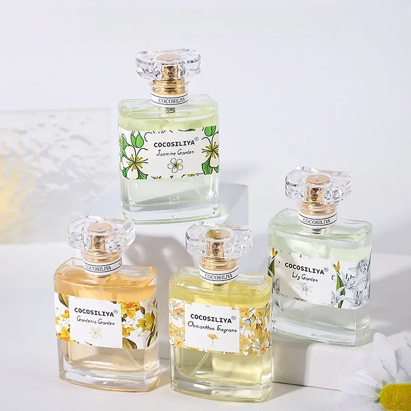 Flower Fragrance Elegant Female Perfumes Spray Women's Perfume 50ml Fresh Floral Fruity Scent Osmanthus Jasmine Eau De Toilette
Flower Fragrance Elegant Female Perfumes Spray Women's Perfume 50ml Fresh Floral Fruity Scent Osmanthus Jasmine Eau De Toilette