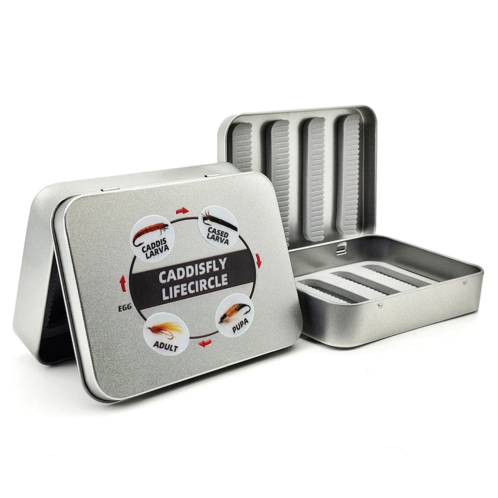 New Fly Fishing Tackle Box Portable Fishing Accessories Tool Iron Trout Fishing Dry Flies Storage Box Metal Fishing Accessories
New Fly Fishing Tackle Box Portable Fishing Accessories Tool Iron Trout Fishing Dry Flies Storage Box Metal Fishing Accessories