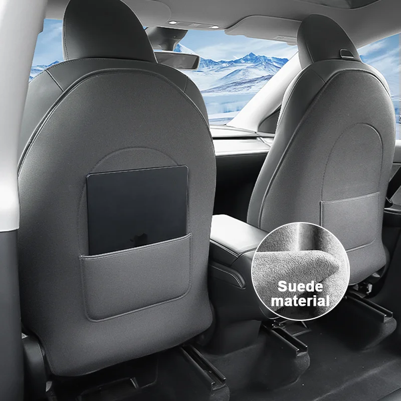 2 PCS For all Tesla Model Y/3 Accessories front seat back anti-kick pad, suede material, anti-fouling and anti-scratch
2 PCS For all Tesla Model Y/3 Accessories front seat back anti-kick pad, suede material, anti-fouling and anti-scratch