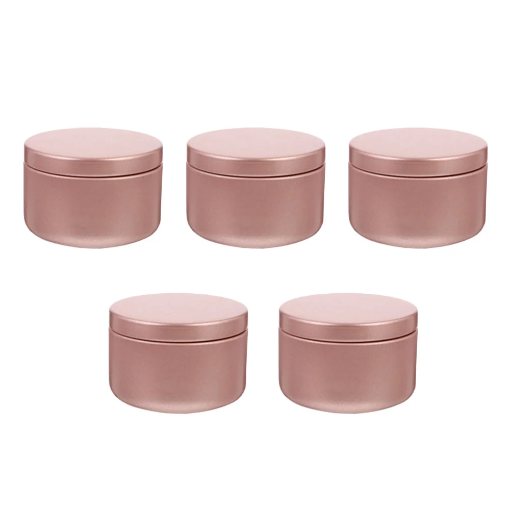 5 Pcs Candlesticks Aluminum Tin Jar Cream Cans DIY Container Aluminium Pink Travel
5 Pcs Candlesticks Aluminum Tin Jar Cream Cans DIY Container Aluminium Pink Travel