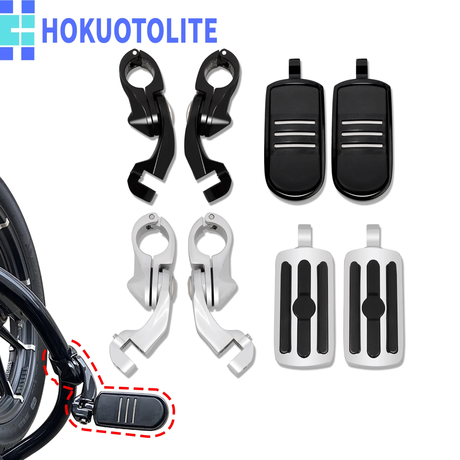 1.25" 32mm Adjustable Motorcycle Highway Pegs Engine Guard Footrest For Harley Touring Road King Softail Sportster Dyna Honda
1.25" 32mm Adjustable Motorcycle Highway Pegs Engine Guard Footrest For Harley Touring Road King Softail Sportster Dyna Honda