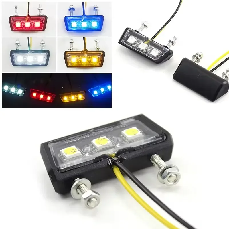 1pc Motorcycle License Plate LED Light Rear Tail Light 12V Waterproof Warning Light Tail Light Decor Indicators Motorbike Parts
1pc Motorcycle License Plate LED Light Rear Tail Light 12V Waterproof Warning Light Tail Light Decor Indicators Motorbike Parts