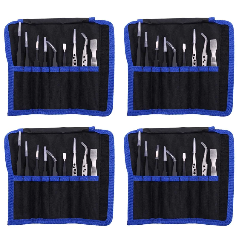 AB46-36 Pcs Tweezers Set Stainless Steel Anti-Static Precision Tweezers For Electronic Mobile Phone Repair Tools Hand Tools
AB46-36 Pcs Tweezers Set Stainless Steel Anti-Static Precision Tweezers For Electronic Mobile Phone Repair Tools Hand Tools