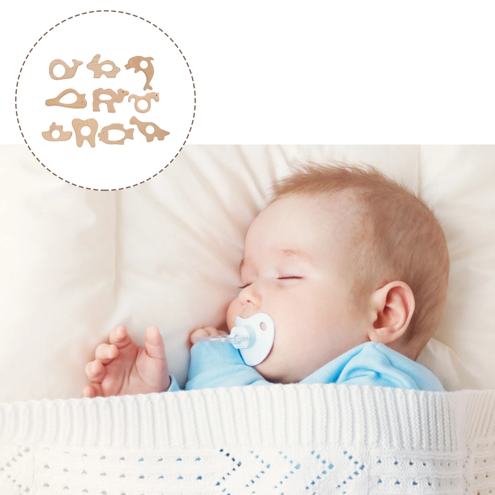 10pcs Baby Teethers Wood-Made Molar For Infant Chewing Plaything Animal-Design Gum Teether Tool Practical Baby Chew
10pcs Baby Teethers Wood-Made Molar For Infant Chewing Plaything Animal-Design Gum Teether Tool Practical Baby Chew