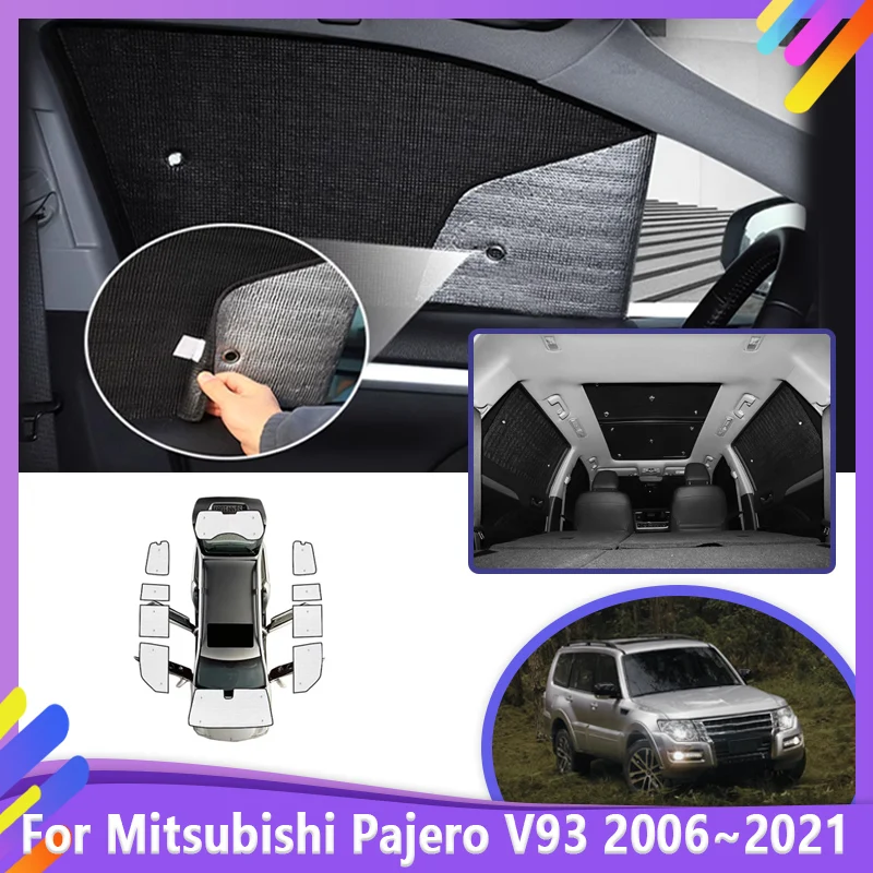 Car Sun Visor For Mitsubishi Pajero MK4 Accessories Montero Shogun V80 V93 2006~2021 Side Sunshade Full Visor Car Accessories
Car Sun Visor For Mitsubishi Pajero MK4 Accessories Montero Shogun V80 V93 2006~2021 Side Sunshade Full Visor Car Accessories