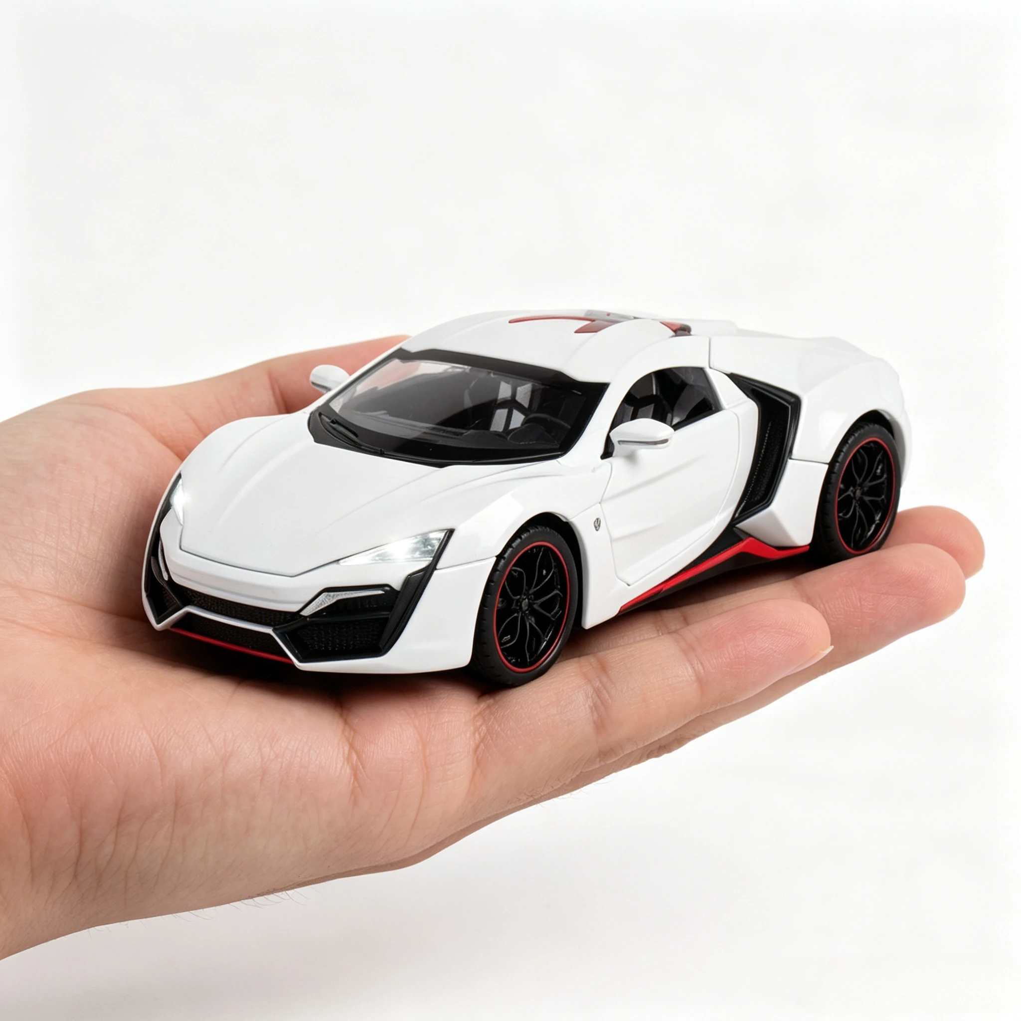 1:24 Lykan Hypersport Car Model Toy Diecast Alloy Doors Opened Sound Light Pull Back Rubber Tire Supercar Miniature Model Gifts
1:24 Lykan Hypersport Car Model Toy Diecast Alloy Doors Opened Sound Light Pull Back Rubber Tire Supercar Miniature Model Gifts