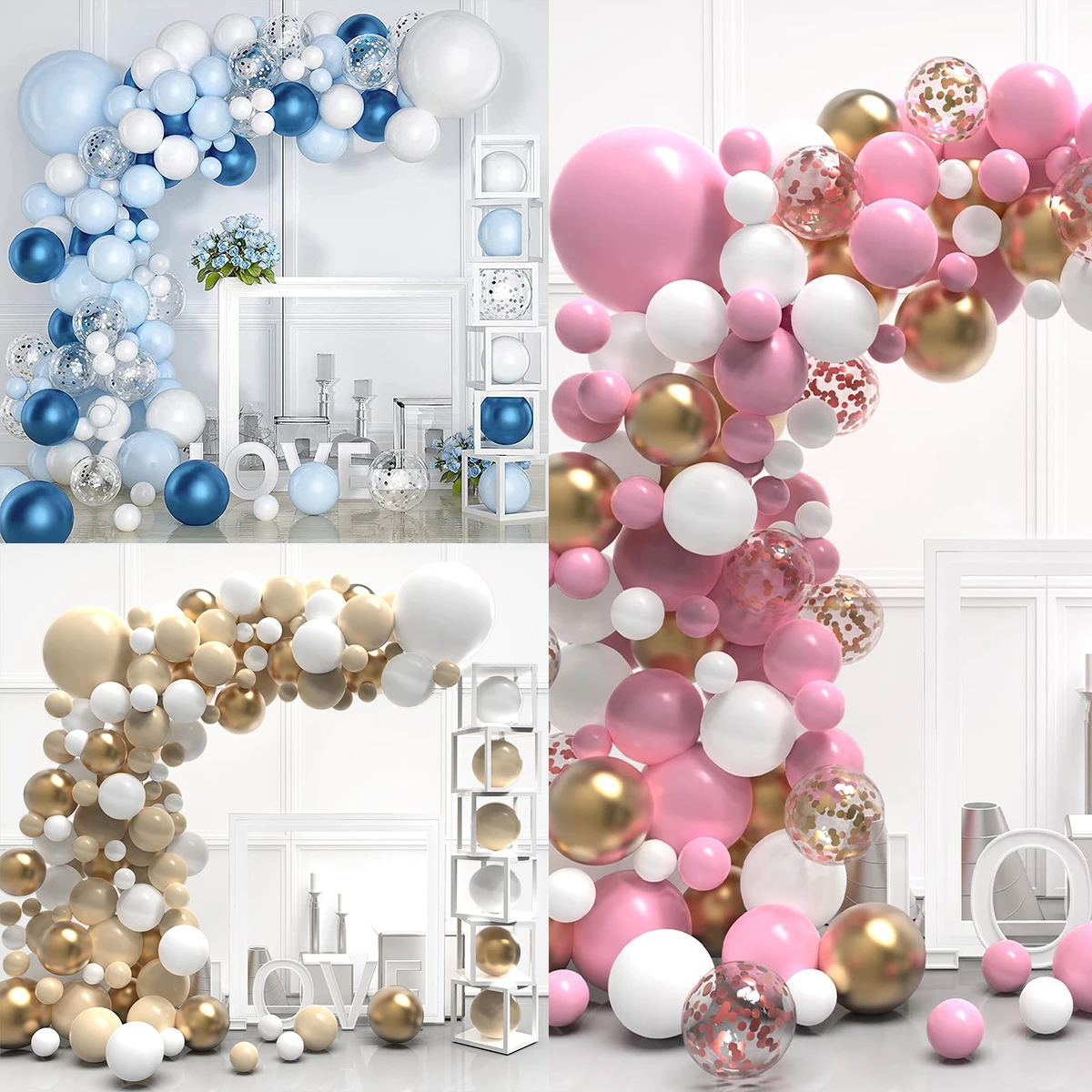 Blue White Balloons Garland Arch Kit Happy Birthday Wedding Decoration Balloons Kit for Home Baby Shower Birthday Party Supplies
Blue White Balloons Garland Arch Kit Happy Birthday Wedding Decoration Balloons Kit for Home Baby Shower Birthday Party Supplies
