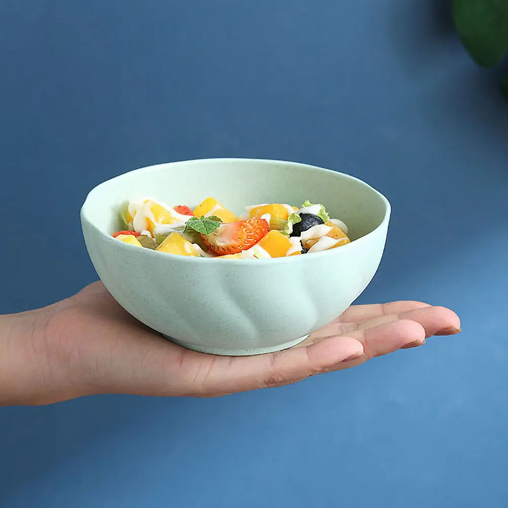 5Pcs Wheat Straw Rice Soup Bowls Set Smooth Safe Home Food Containers Noodle Salad Fruit Bowls Kitchenware Rice Bowl
5Pcs Wheat Straw Rice Soup Bowls Set Smooth Safe Home Food Containers Noodle Salad Fruit Bowls Kitchenware Rice Bowl